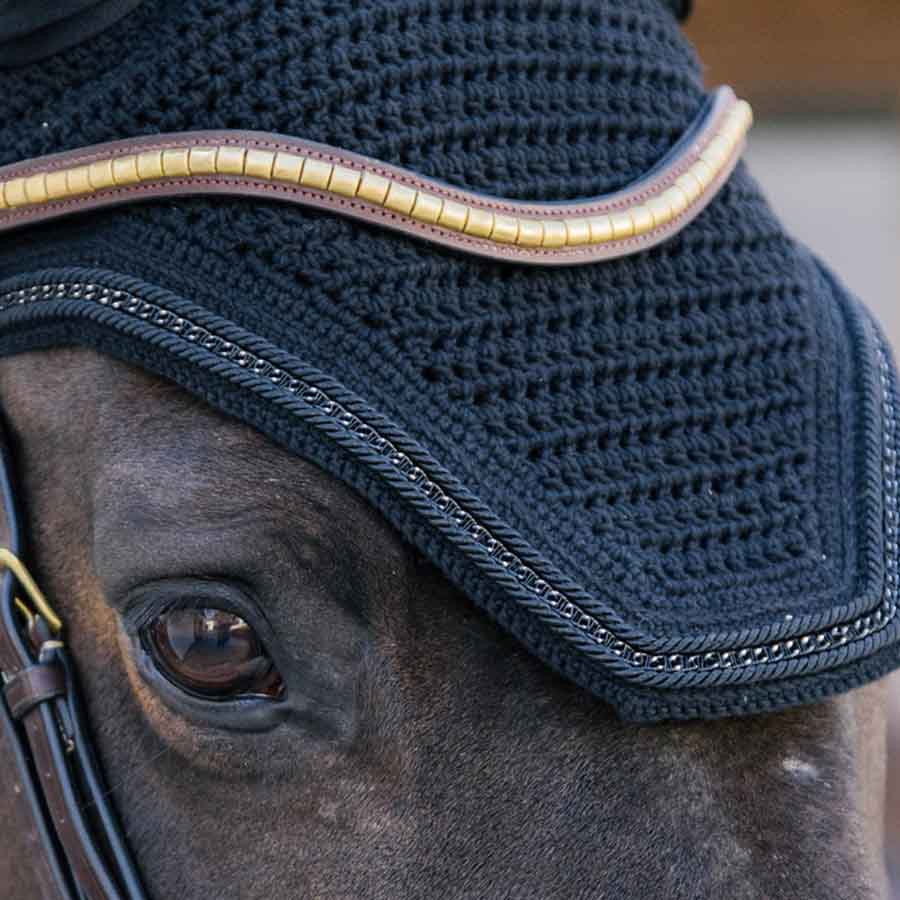 Bonnet Wellington Metal Chain Noir