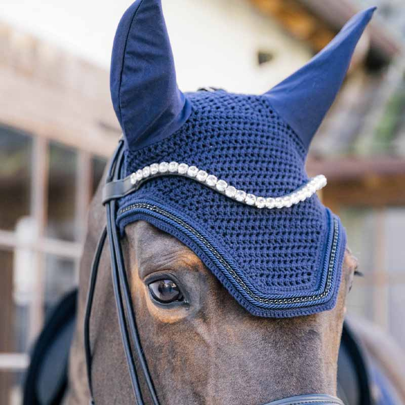 Bonnet Wellington Metal Chain Bleu Marine