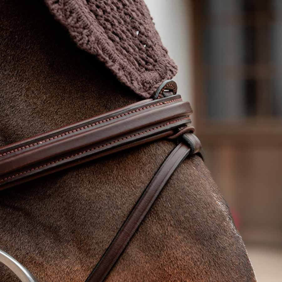 Bonnet long Loop Marron