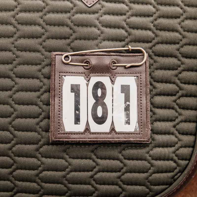 Étiquette numérotée PVC Safety Pin Marron