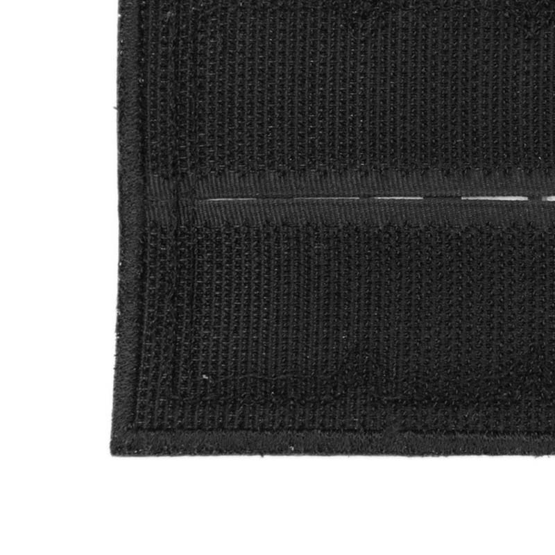 Étiquette numérotée PVC Velcro 4 Numbers Noir