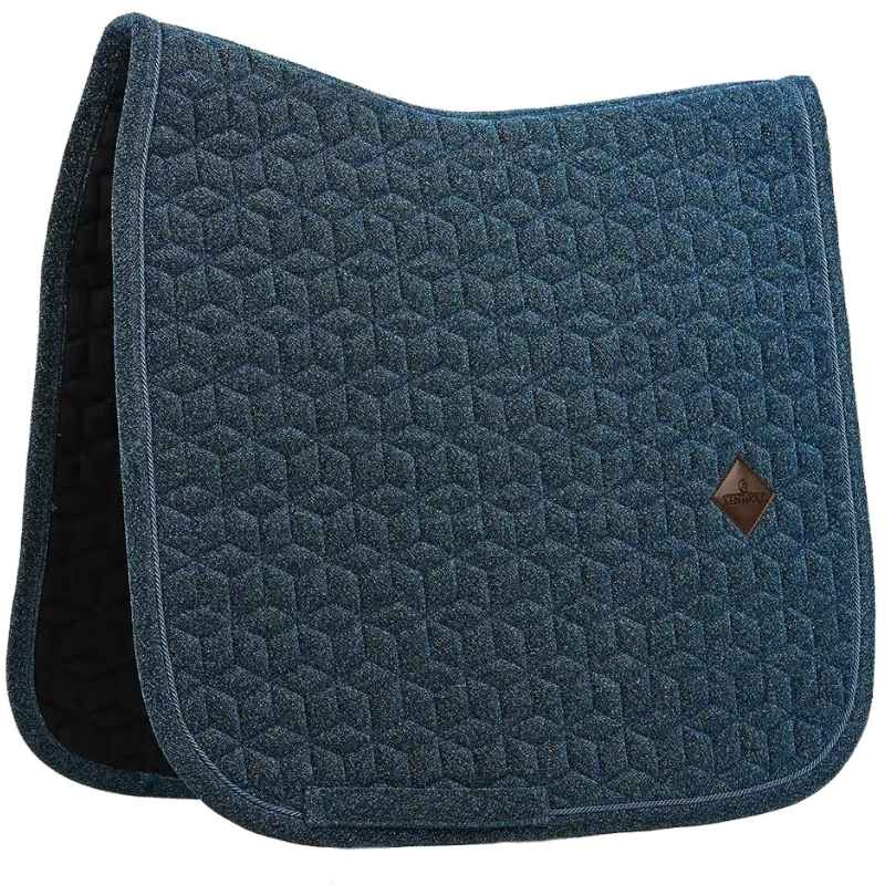 Tapis de selle dressage Full Sparkling Bleu Marine