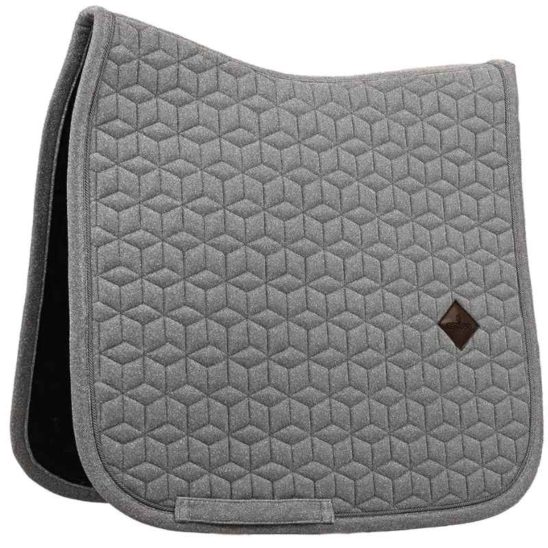 Tapis de selle dressage Full Sparkling Gris