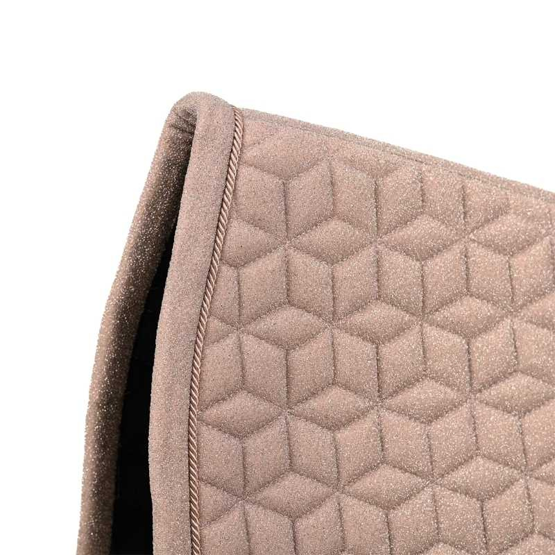 Tapis de selle dressage Full Sparkling Vieux Rose
