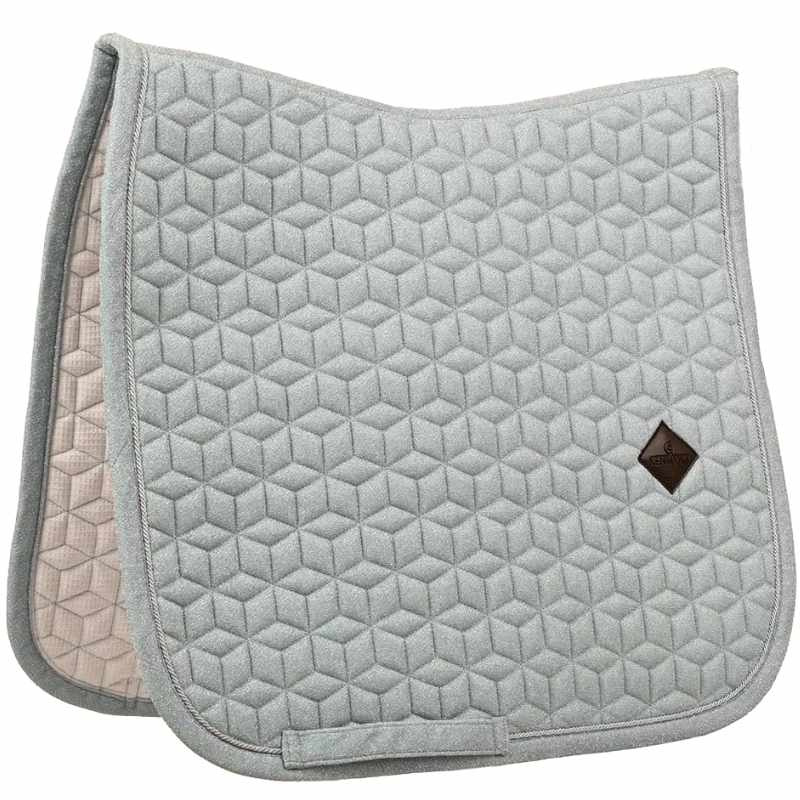 Tapis de selle dressage Full Sparkling Bleu Clair