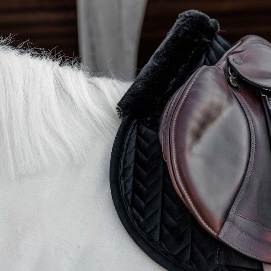 Tapis de selle Skin Friendly Velvet Noir
