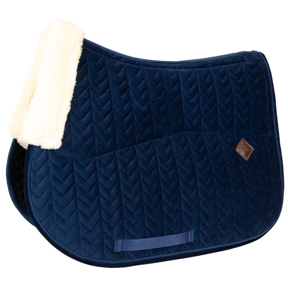 Tapis de selle Skin Friendly Velvet Bleu Marine