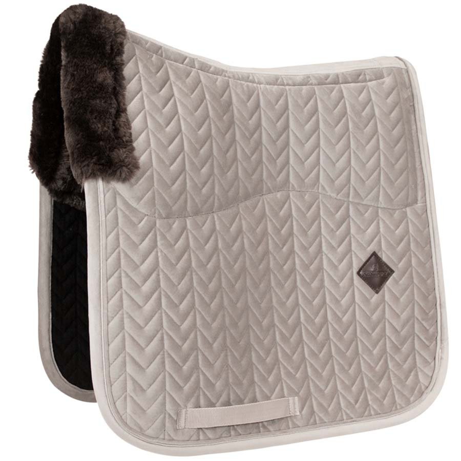 Tapis de selle dressage Skin Friendly Velvet Beige