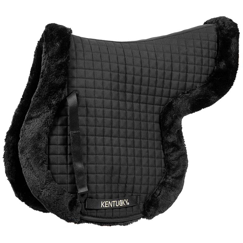 Tapis de selle Hunter Vegan Sheepskin Noir