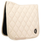 Tapis de selle dressage Wave 3D Logo Beige Tapis de selle dressage Wave 3D Logo Beige
