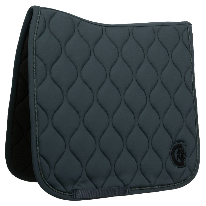 Tapis de selle dressage Wave 3D Logo Vert