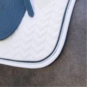 Tapis de selle dressage Metal Chain Blanc Tapis de selle dressage Metal Chain Blanc
