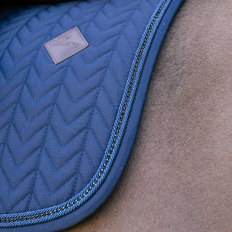 Tapis de selle Metal Chain Bleu Marine