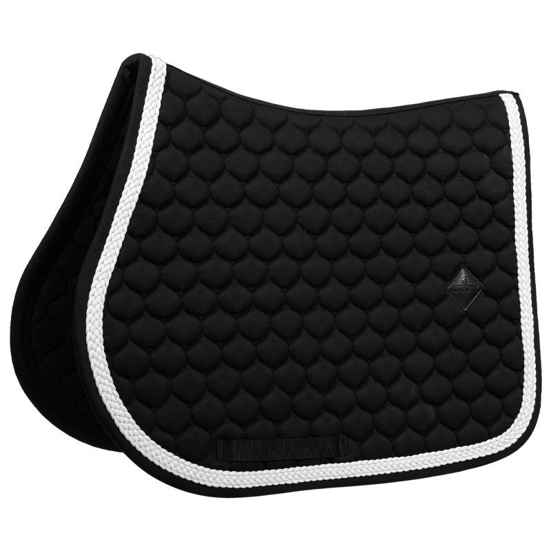 Tapis de selle Plaited Cord Noir