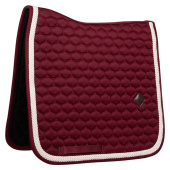 Tapis de selle dressage Plaited Cord Bordeaux Tapis de selle dressage Plaited Cord Bordeaux