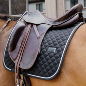 Tapis de selle dressage Diamond Rope Noir Tapis de selle dressage Diamond Rope Noir
