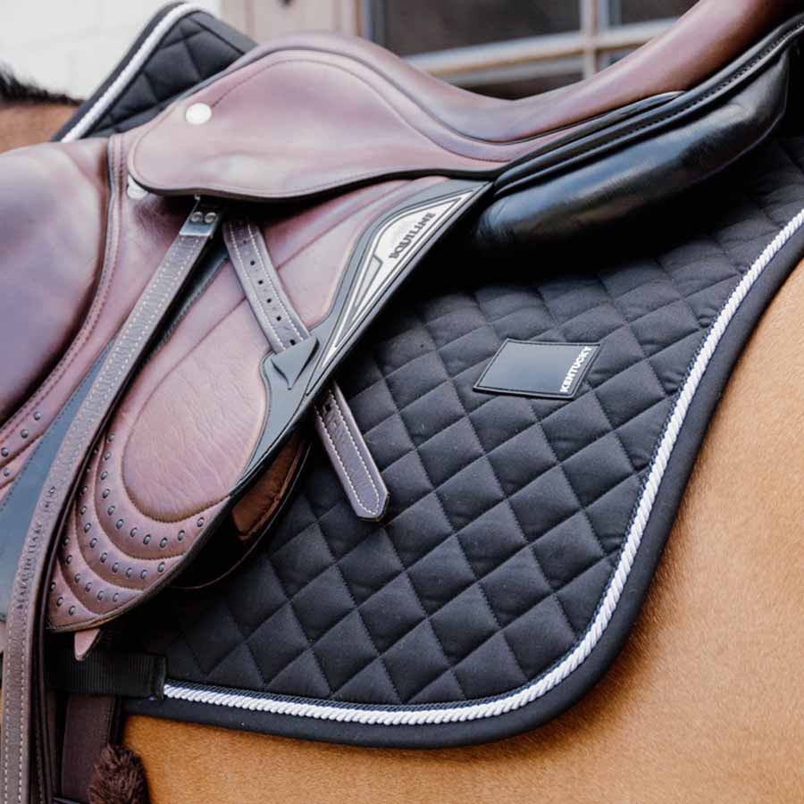 Tapis de selle Diamond Rope Noir