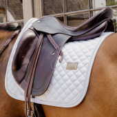 Tapis de selle dressage Diamond Rope Blanc Tapis de selle dressage Diamond Rope Blanc