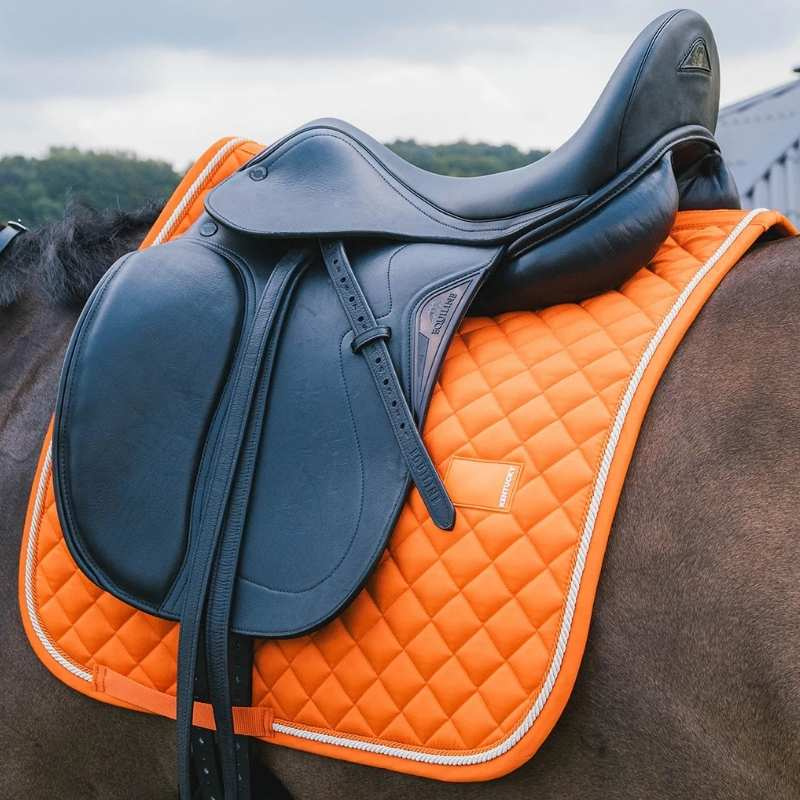 Tapis de selle dressage Diamond Rope Orange