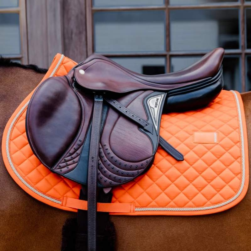 Tapis de selle Diamond Rope Orange