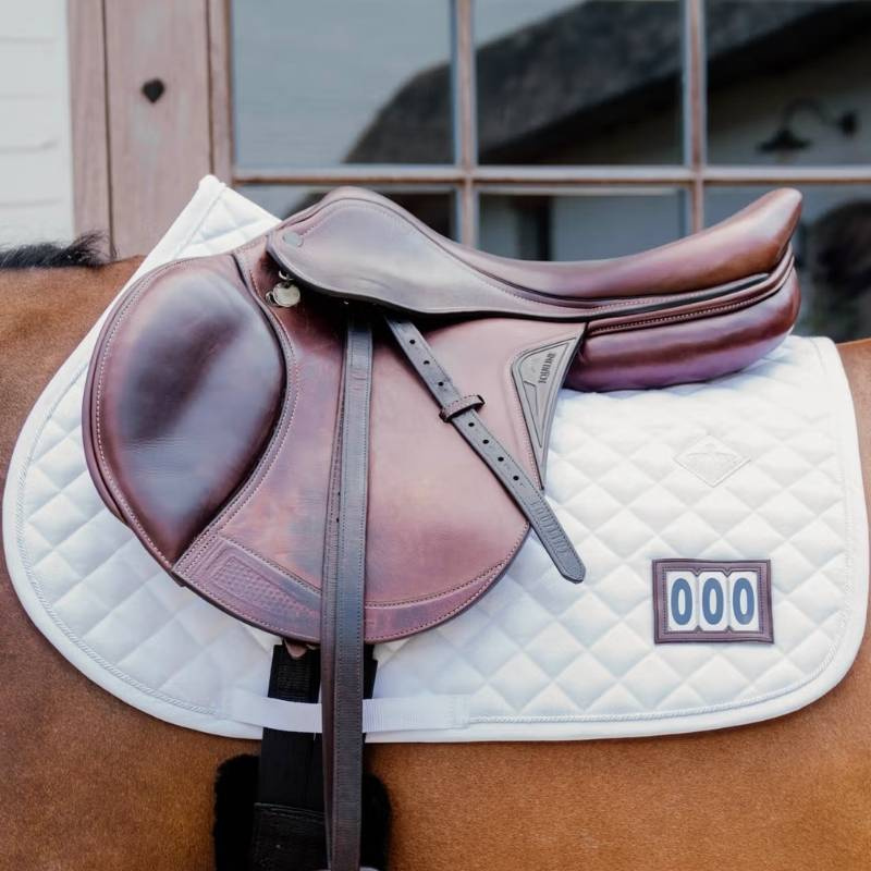 Tapis de selle Diamond Competition Blanc