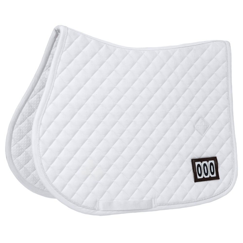 Tapis de selle Diamond Competition Blanc