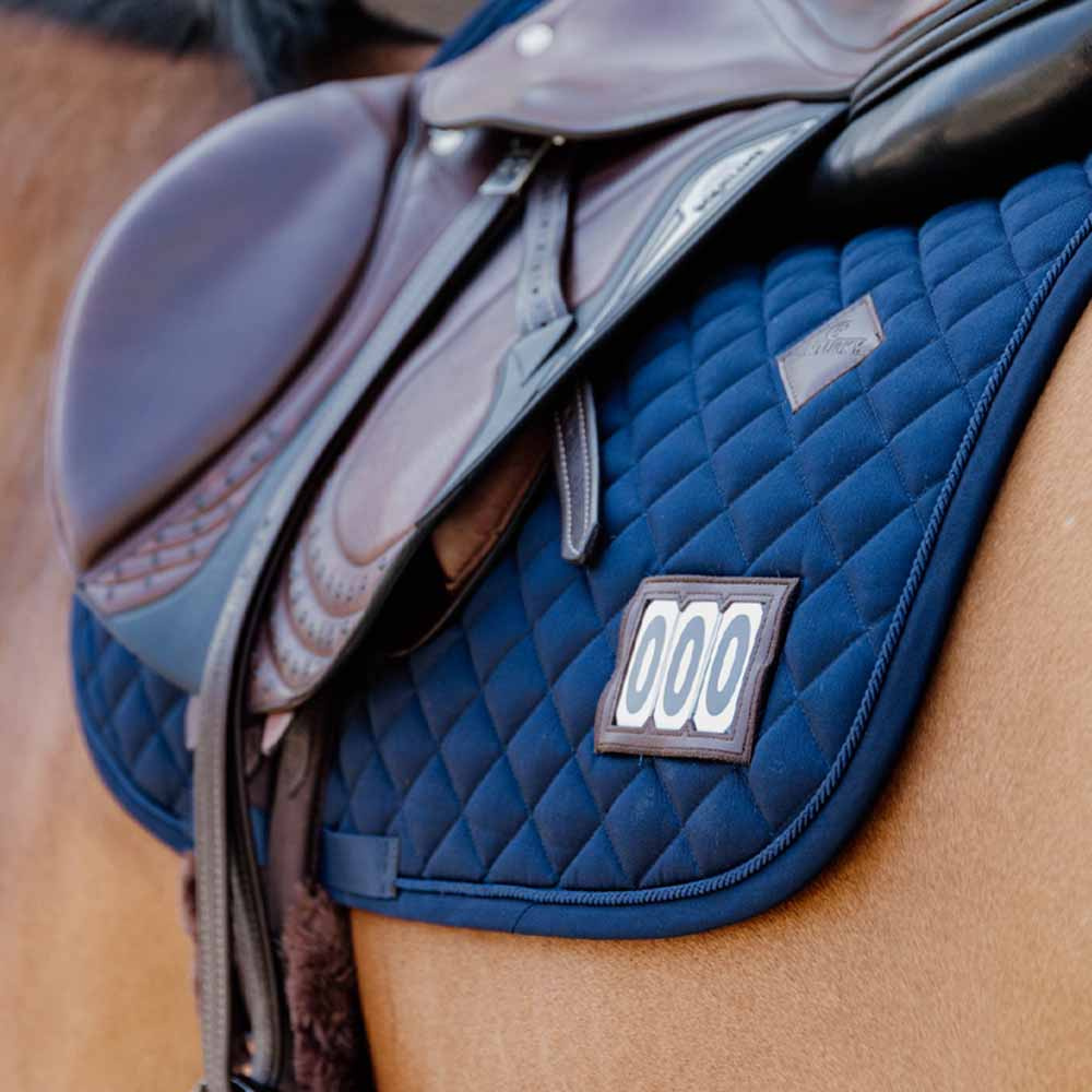 Tapis de selle Diamond Competition Bleu Marine