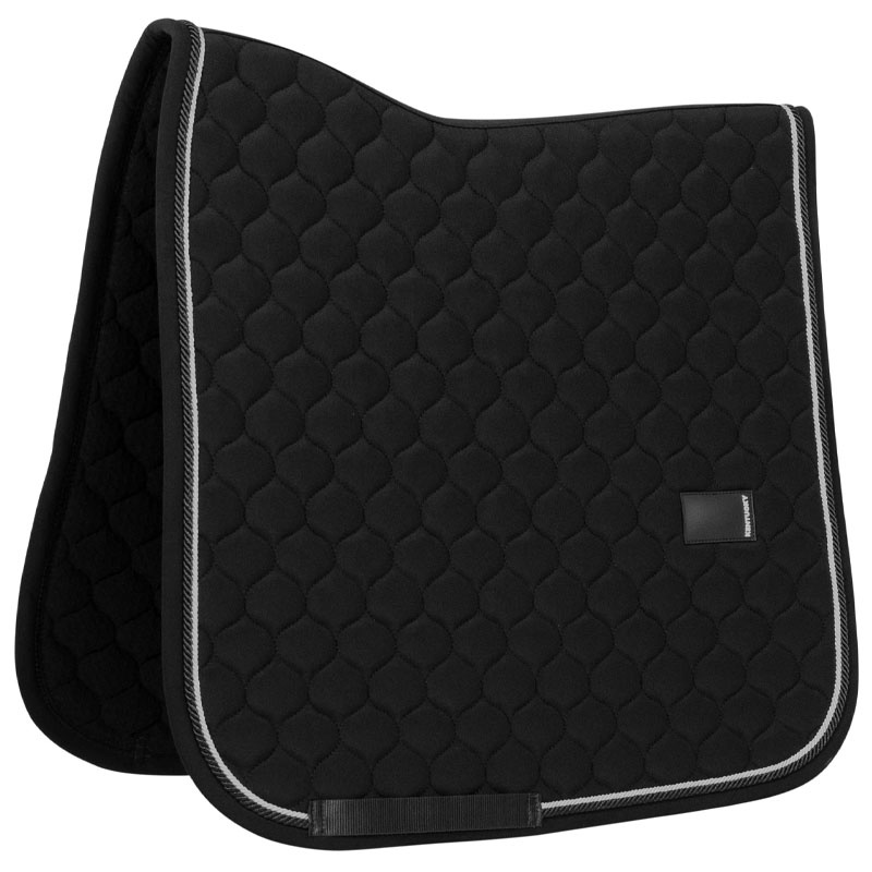 Tapis de selle dressage Onion Quilt Rubber Logo Noir