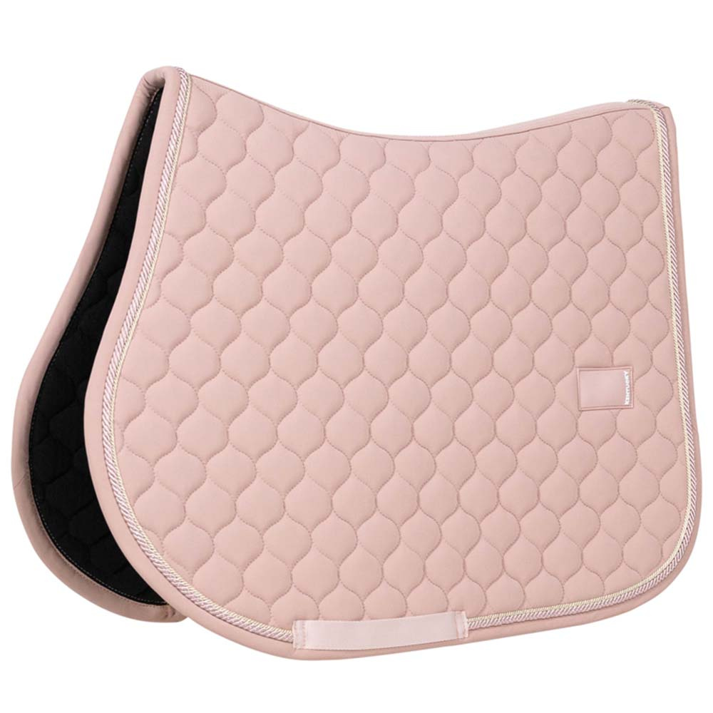 Tapis de selle Onion Quilt Rubber Logo Vieux Rose