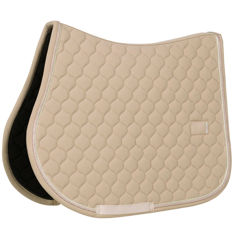 Tapis de selle Onion Quilt Rubber Logo Beige