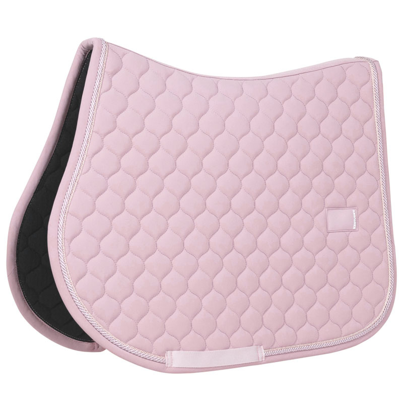 Tapis de selle Onion Quilt Rubber Logo Rose pâle