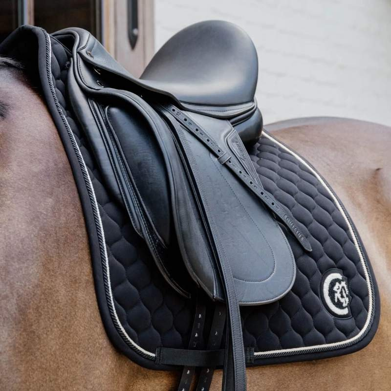 Tapis de selle dressage Onion Quilt 3D Logo Noir