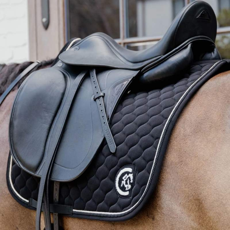 Tapis de selle dressage Onion Quilt 3D Logo Noir