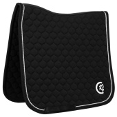 Tapis de selle dressage Onion Quilt 3D Logo Noir Tapis de selle dressage Onion Quilt 3D Logo Noir