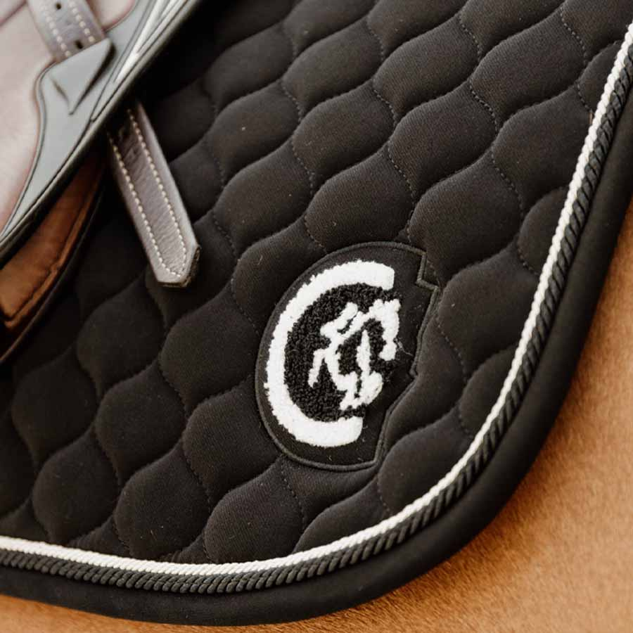 Tapis de selle Onion Quilt 3D Logo Noir