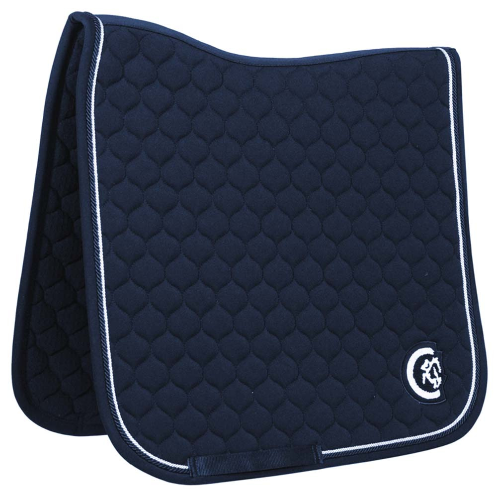 Tapis de selle dressage Onion Quilt 3D Logo Bleu Marine
