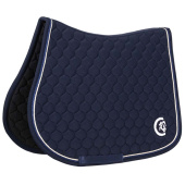 Tapis de selle Onion Quilt 3D Logo Bleu Marine Tapis de selle Onion Quilt 3D Logo Bleu Marine