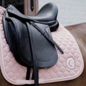 Tapis de selle dressage Onion Quilt 3D Logo Vieux Rose Tapis de selle dressage Onion Quilt 3D Logo Vieux Rose