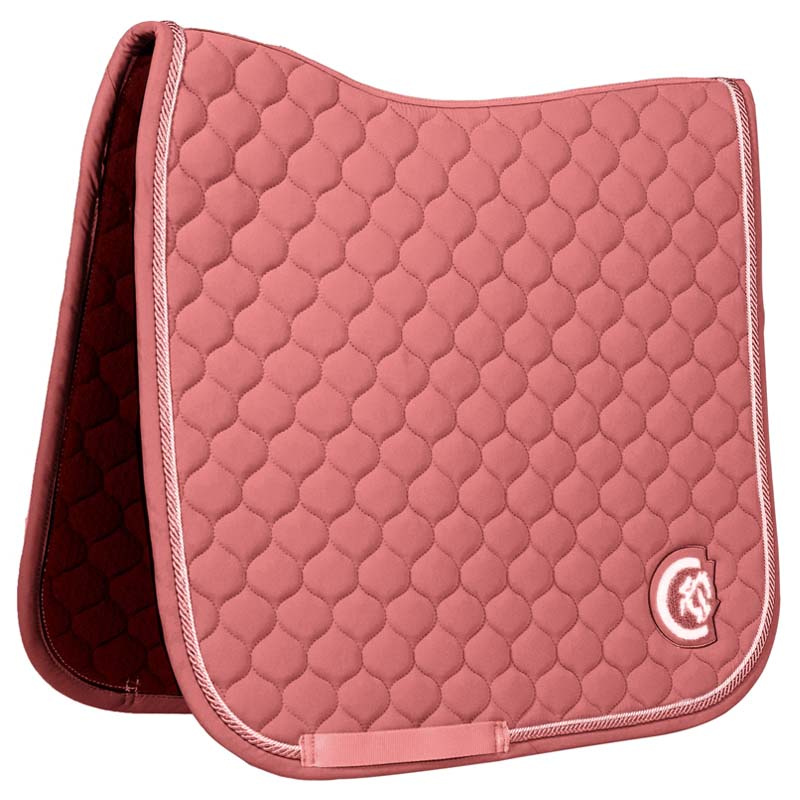 Tapis de selle dressage Onion Quilt 3D Logo Fuchsia