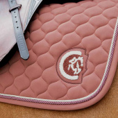 Tapis de selle Onion Quilt 3D Logo Fuchsia Tapis de selle Onion Quilt 3D Logo Fuchsia
