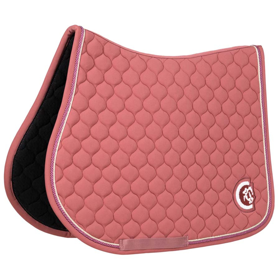 Tapis de selle Onion Quilt 3D Logo Fuchsia