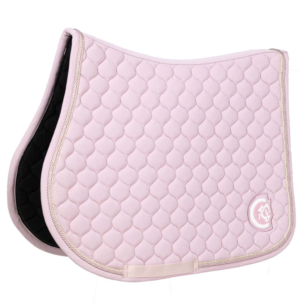 Tapis de selle Onion Quilt 3D Logo Rose pâle