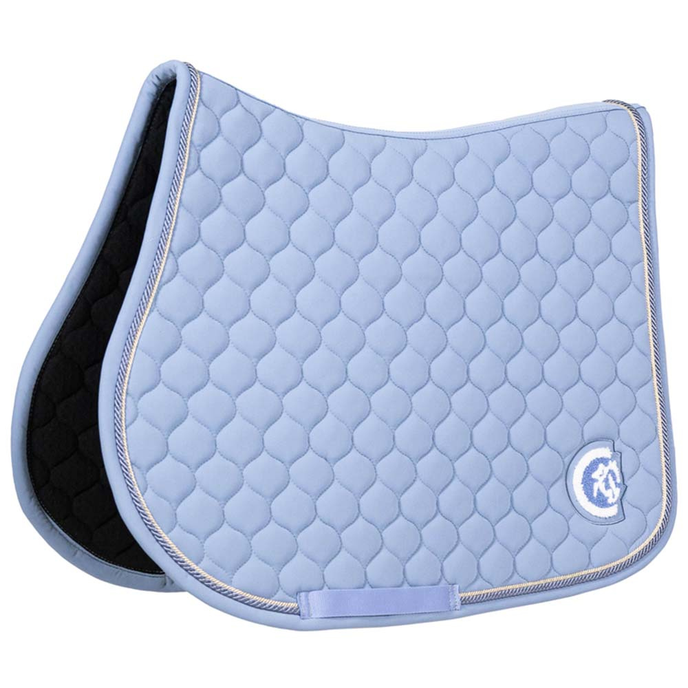 Tapis de selle Onion Quilt 3D Logo Bleu Clair