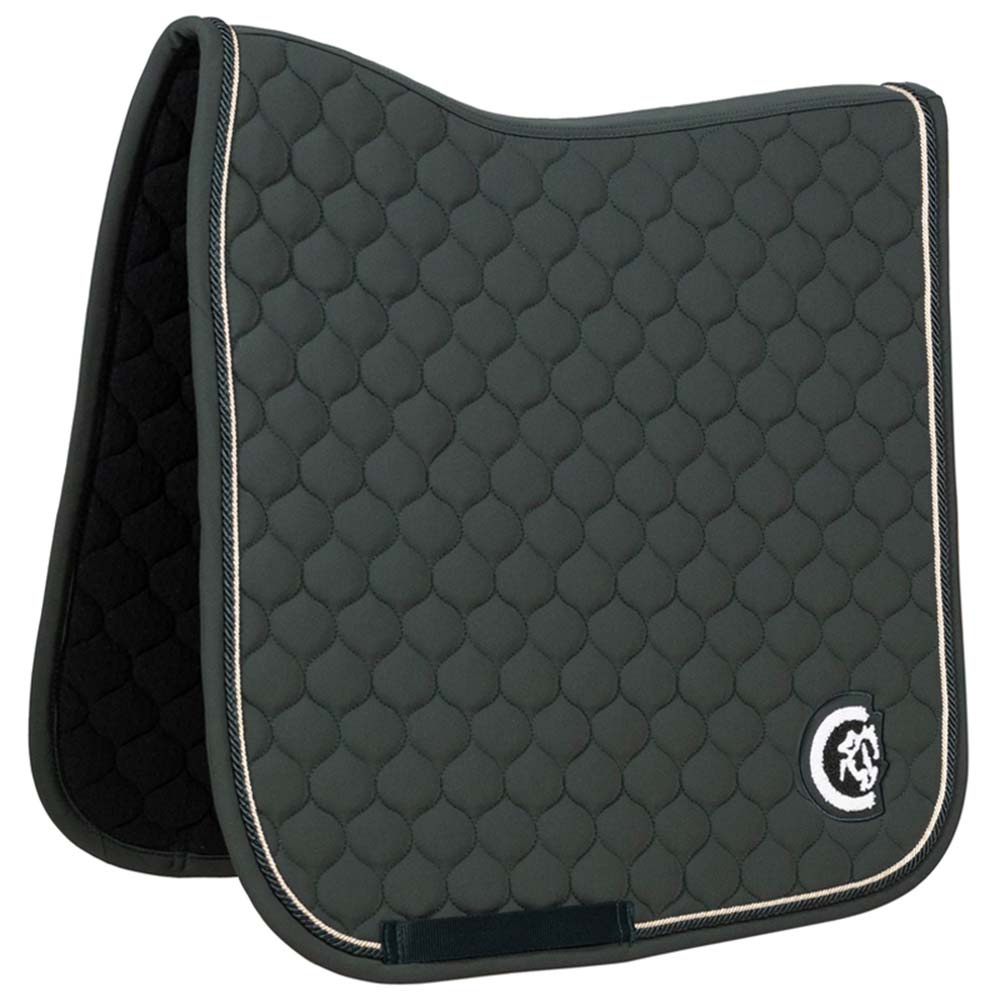 Tapis de selle dressage Onion Quilt 3D Logo Vert