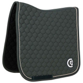 Tapis de selle dressage Onion Quilt 3D Logo Vert Tapis de selle dressage Onion Quilt 3D Logo Vert