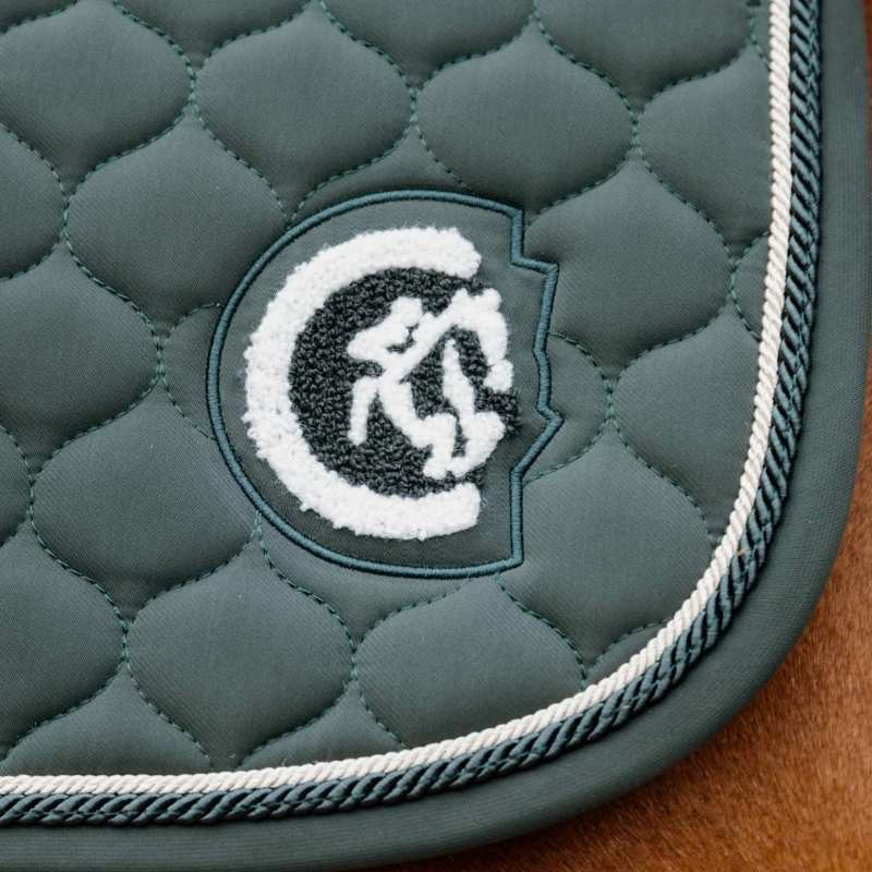 Tapis de selle Onion Quilt 3D Logo Vert