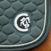 Tapis de selle Onion Quilt 3D Logo Vert Tapis de selle Onion Quilt 3D Logo Vert