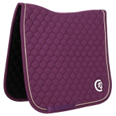 Tapis de selle dressage Onion Quilt 3D Logo Violet Tapis de selle dressage Onion Quilt 3D Logo Violet