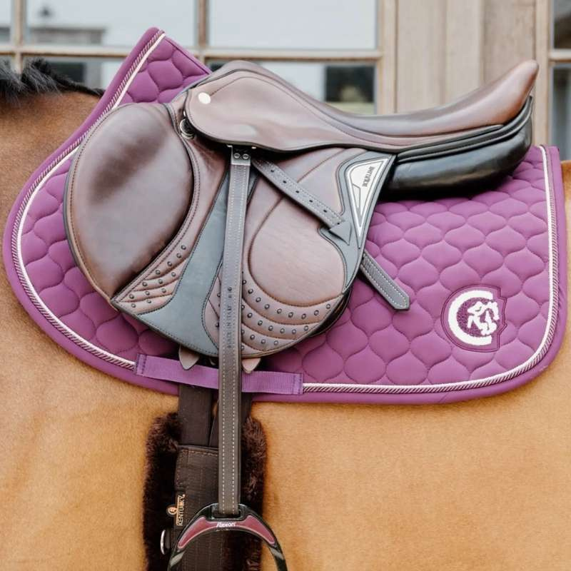 Tapis de selle Onion Quilt 3D Logo Violet