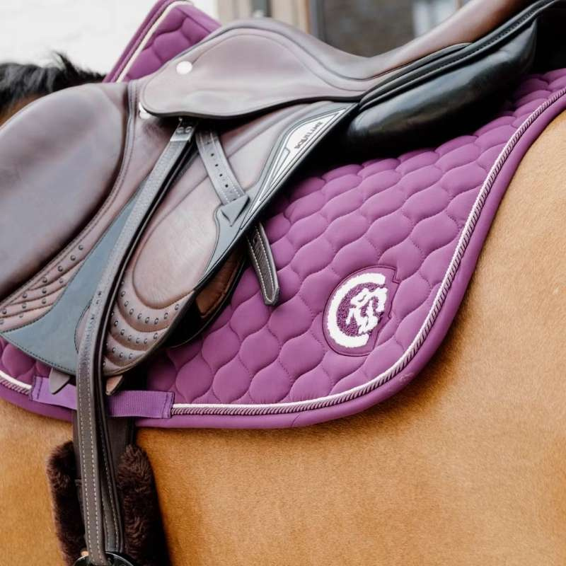 Tapis de selle Onion Quilt 3D Logo Violet